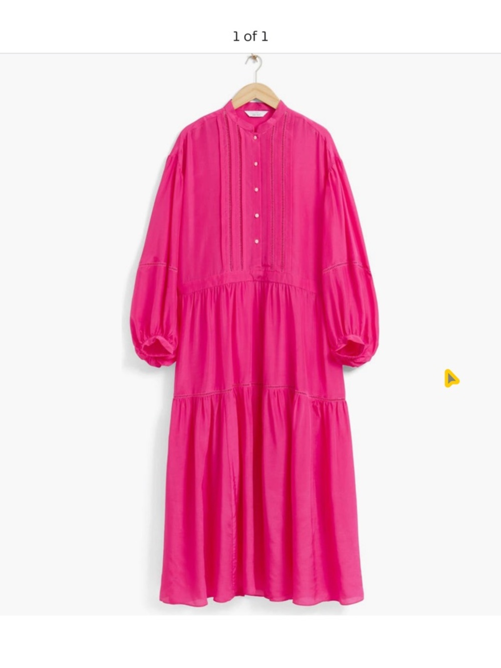 &Other Things Balloon Sleeve Maxi Dress